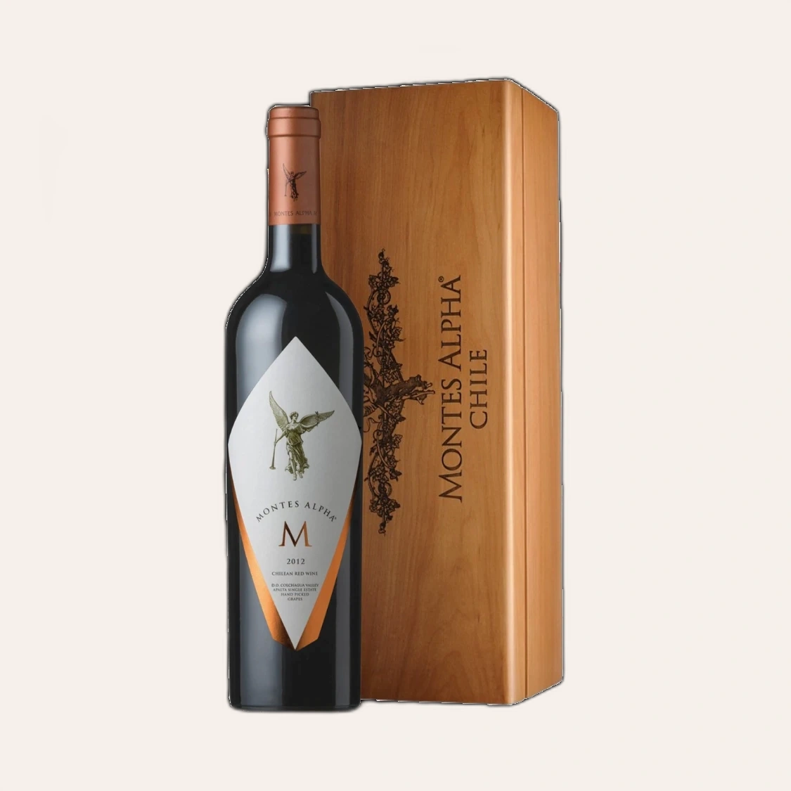 Rượu Vang Đỏ Chile Montes Alpha M 1500ml Single Wooden Box