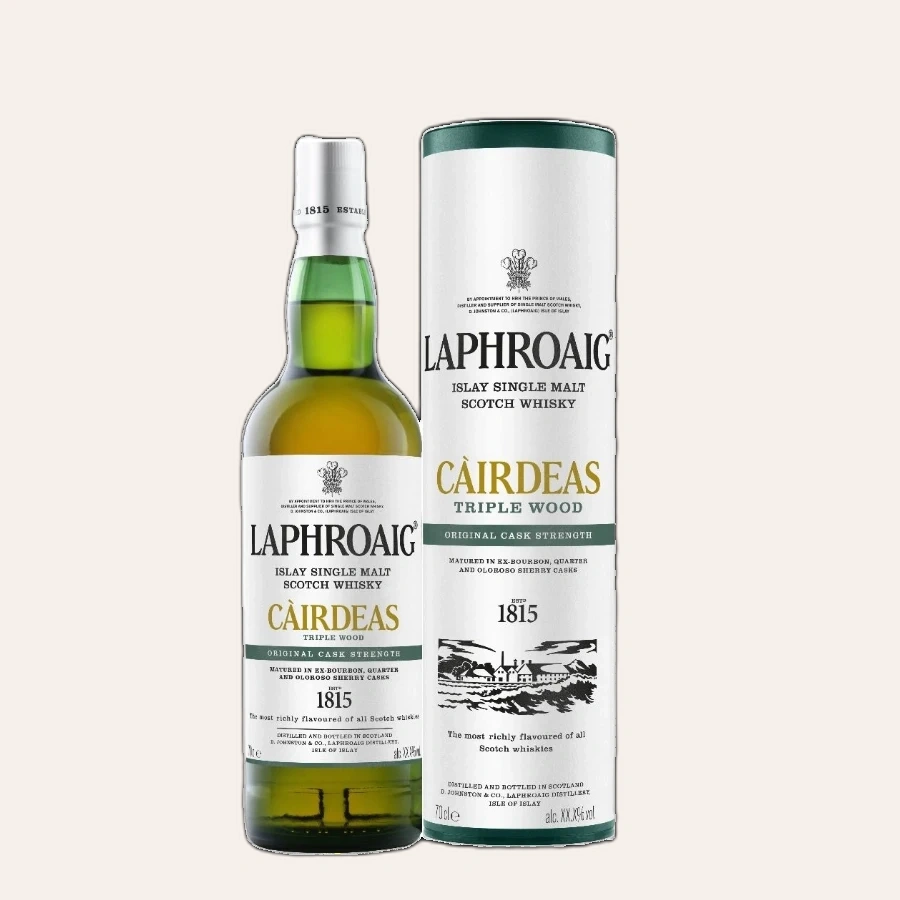 Rượu Whisky Laphroaig Cairdeas Triple Wood Feis Ile 2019