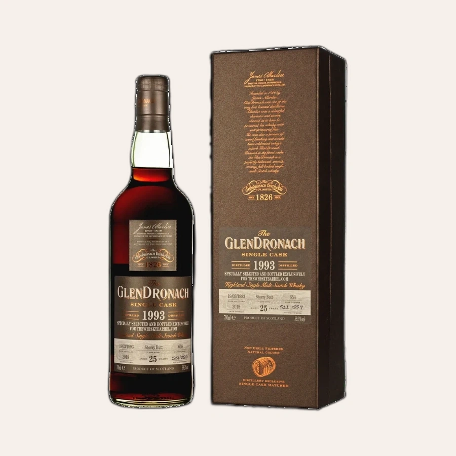 Rượu Whisky Glendronach 25 Year Old 1993