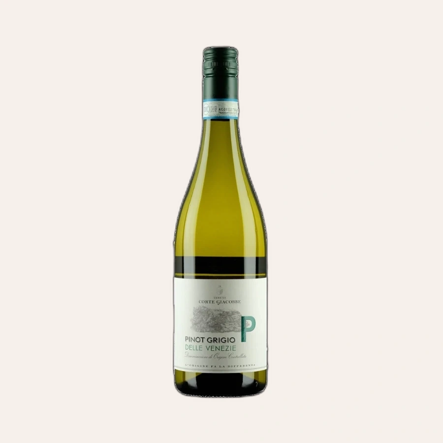 Rượu Vang Trắng Ý Corte Giacobbe Pinot Grigio Delle Venezie