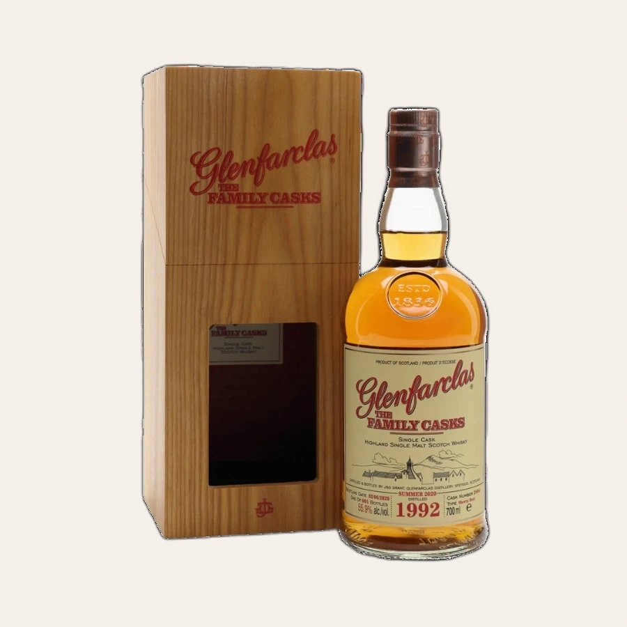 Rượu Whisky Glenfarclas 28 Year Old Family Casks 1992