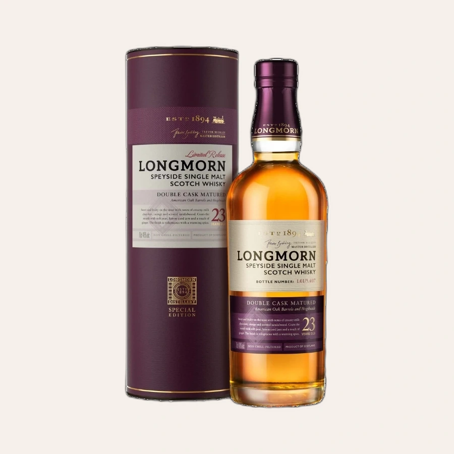 Rượu Whisky Longmorn 23 Year Old Double Cask