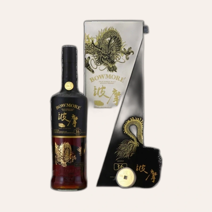Rượu Whisky Bowmore 36 Year Old Dragon Edition