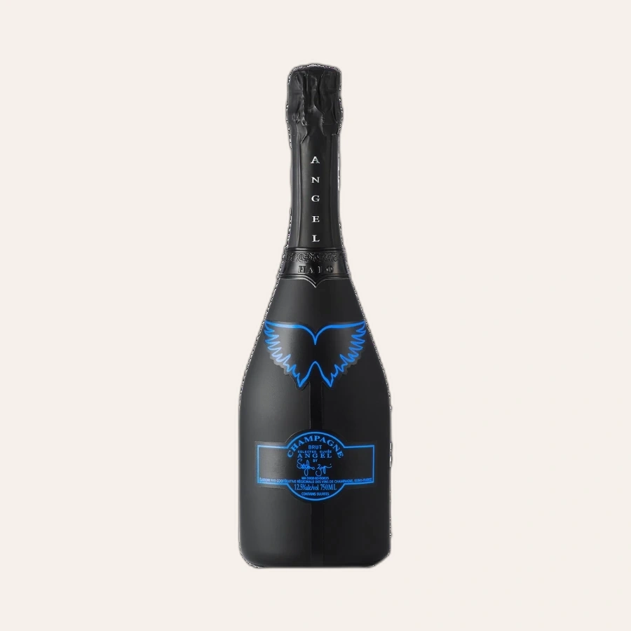 Rượu Champagne Pháp Angel Champagne NV Brut Halo Blue