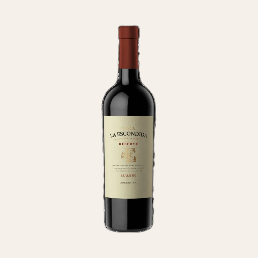 Rượu Vang Đỏ Argentina Finca La Escondida Reserve Malbec