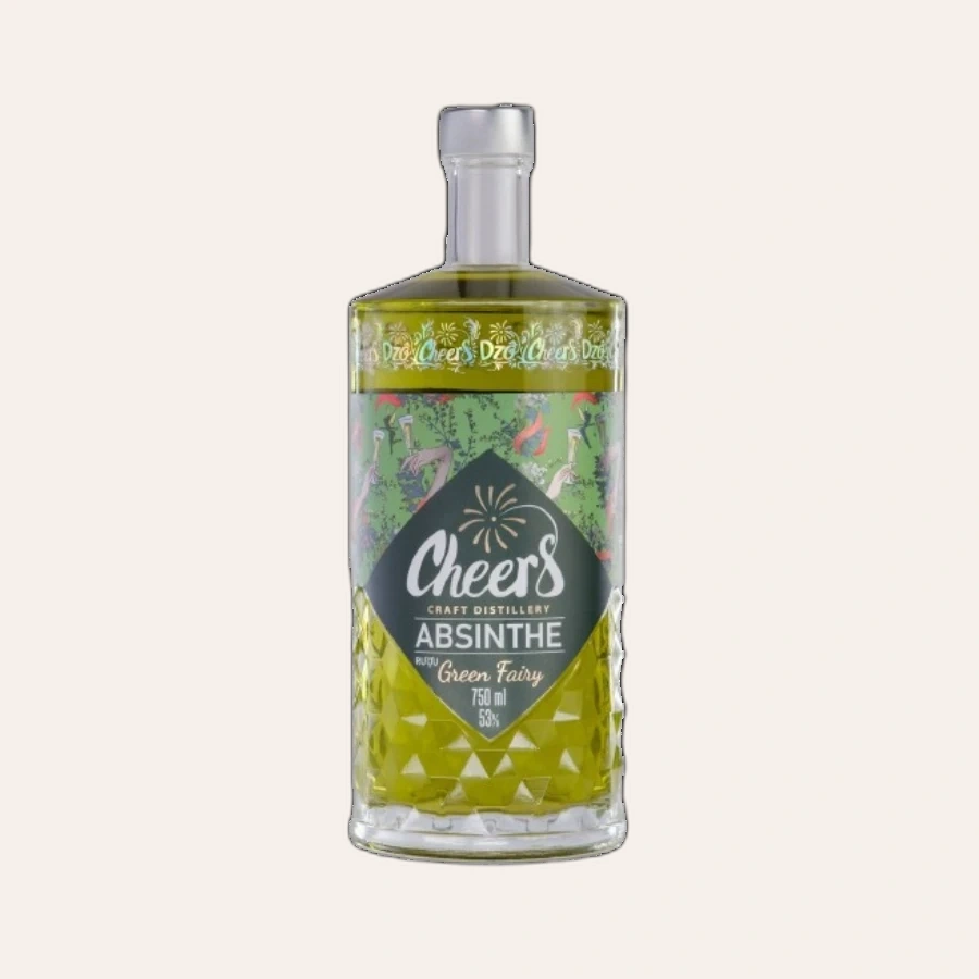 Rượu Gin Việt Nam Cheers Absinthe Green Fairy 750ml
