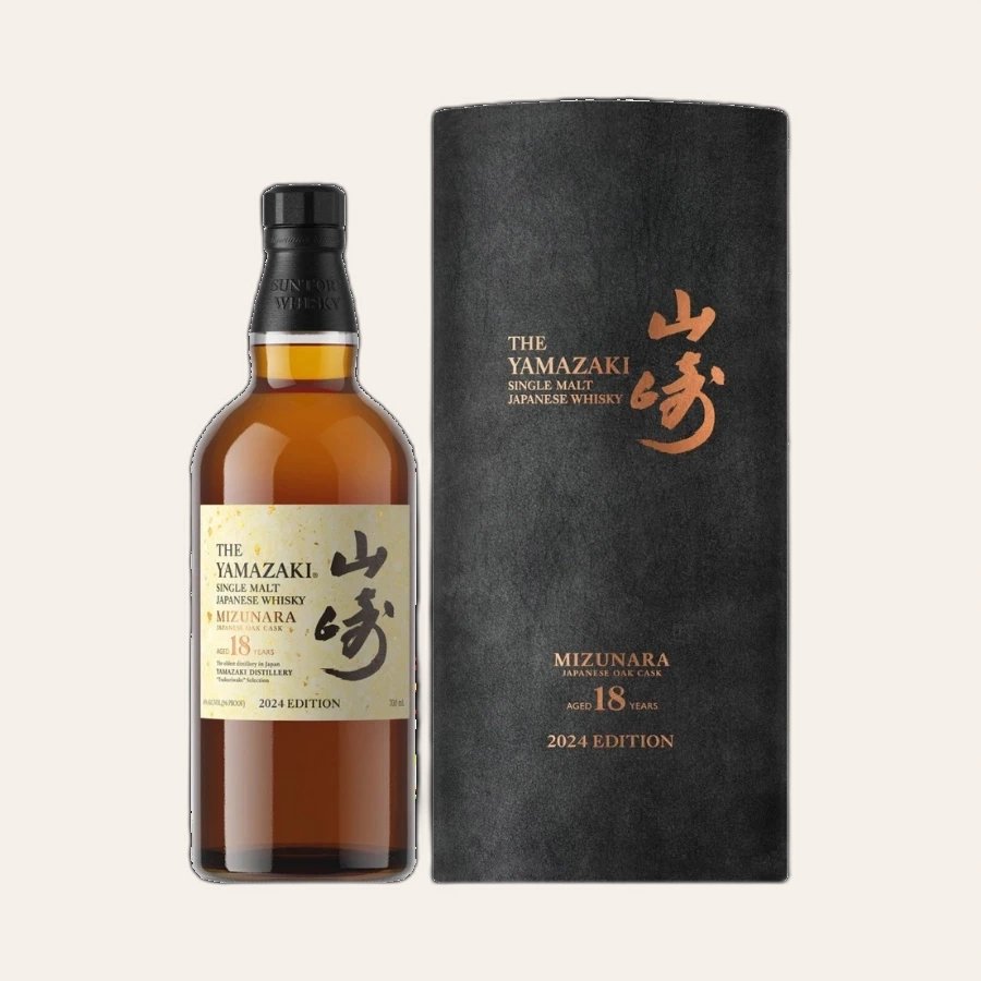 Rượu Whisky Nhật Yamazaki 18 Year Old Mizunara Cask Tsukuriwake 2024 Edition