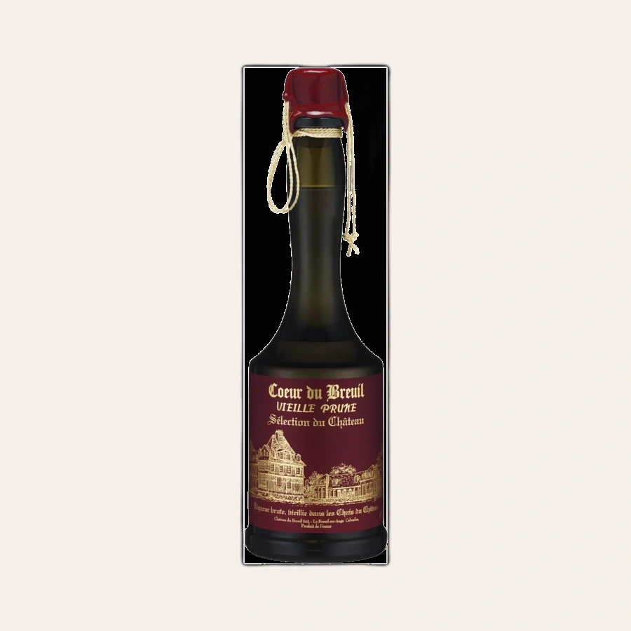 Rượu Brandy Pháp Coeur Du Breuil Vieille Prune Selection Du Chateau