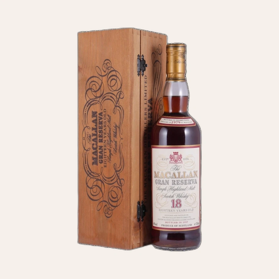 Rượu Whisky Macallan 18 Year Old Gran Reserva 1979
