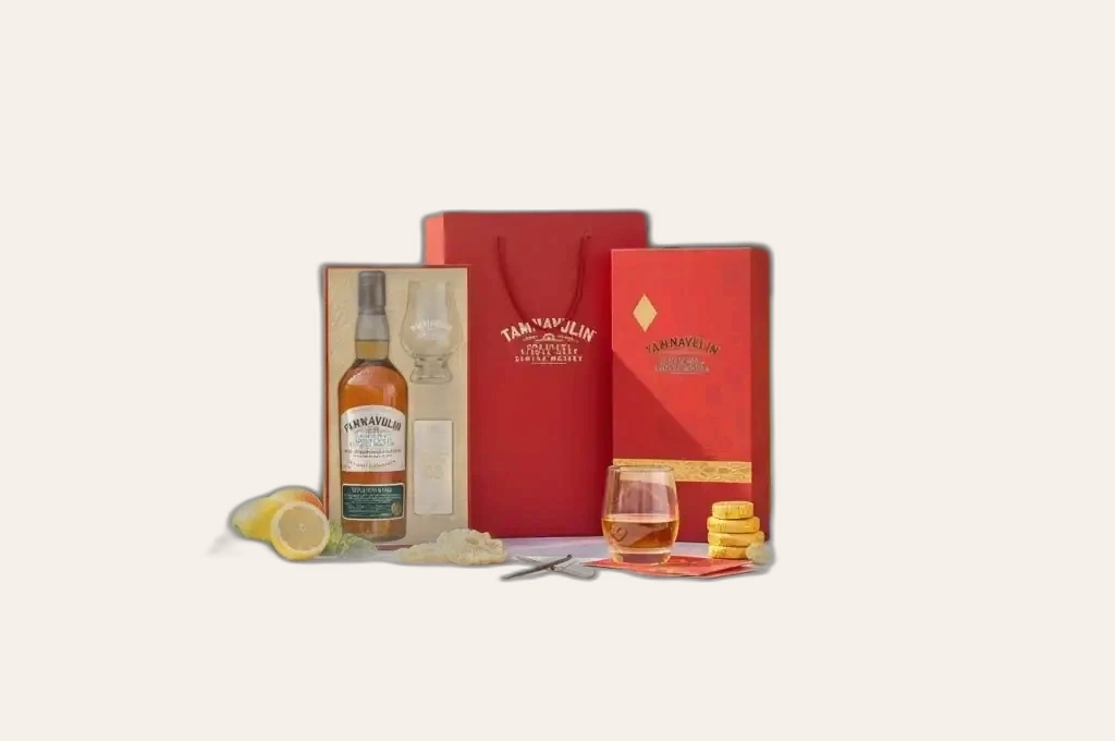 Whisky Tamnavulin White Wine Cask Hộp Quà Tết 2026 Sống Động