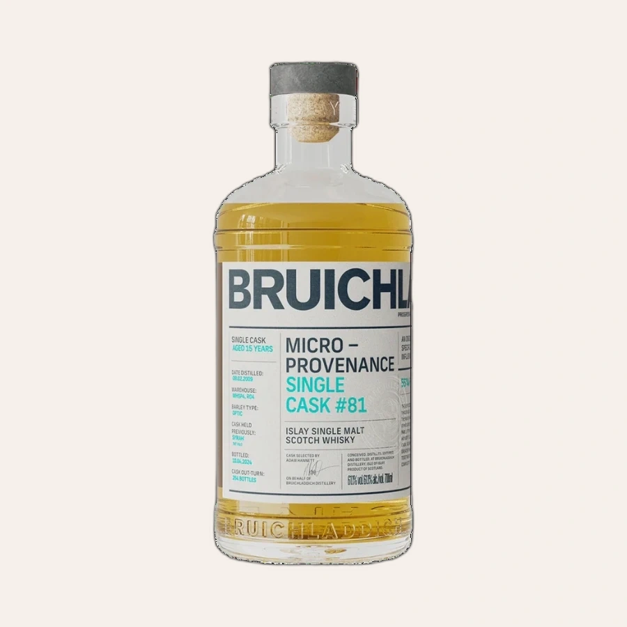 Rượu Whisky Bruichladdich 15 Year Old Micro Provenance Series Single Cask #81