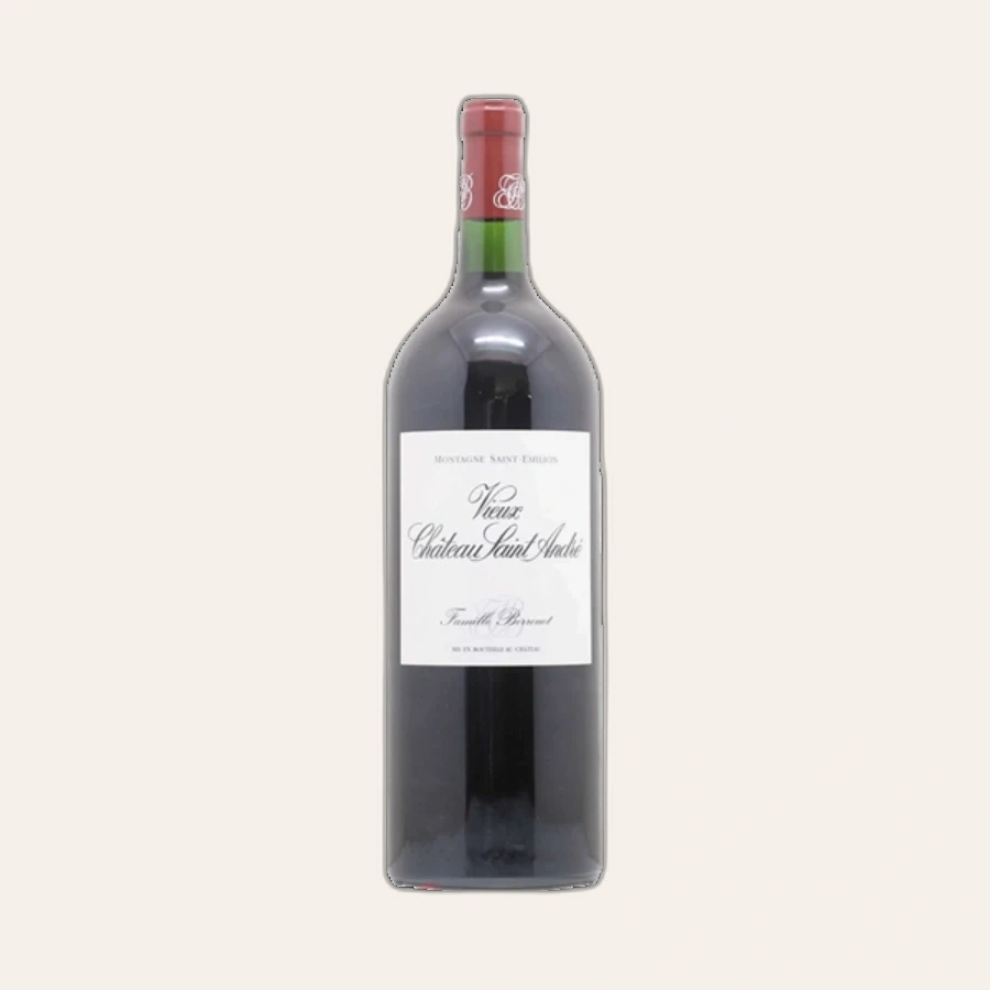Rượu Vang Đỏ Pháp Vieux Chateau Saint Andre Montagne Saint Emilion 1500ml