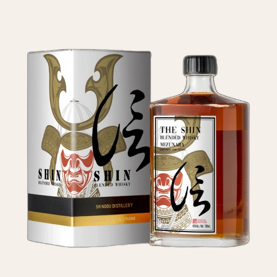 Rượu Whisky Nhật The Shin Blended Mizunara Japanese Oak Finish