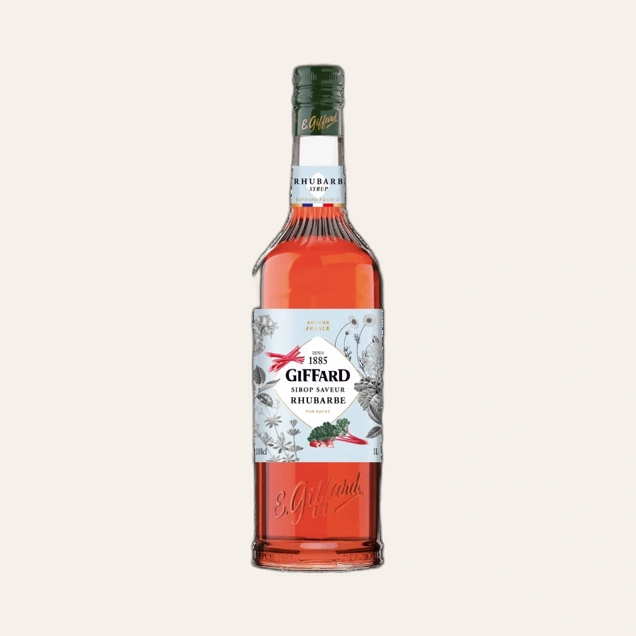 Syrup Pháp Giffard Rhubarb / Lá Đại Hoàng