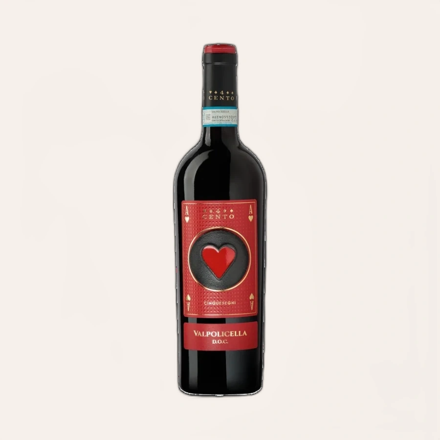 Rượu Vang Đỏ Ý Cinquesegni 4 Cento Valpolicella DOC
