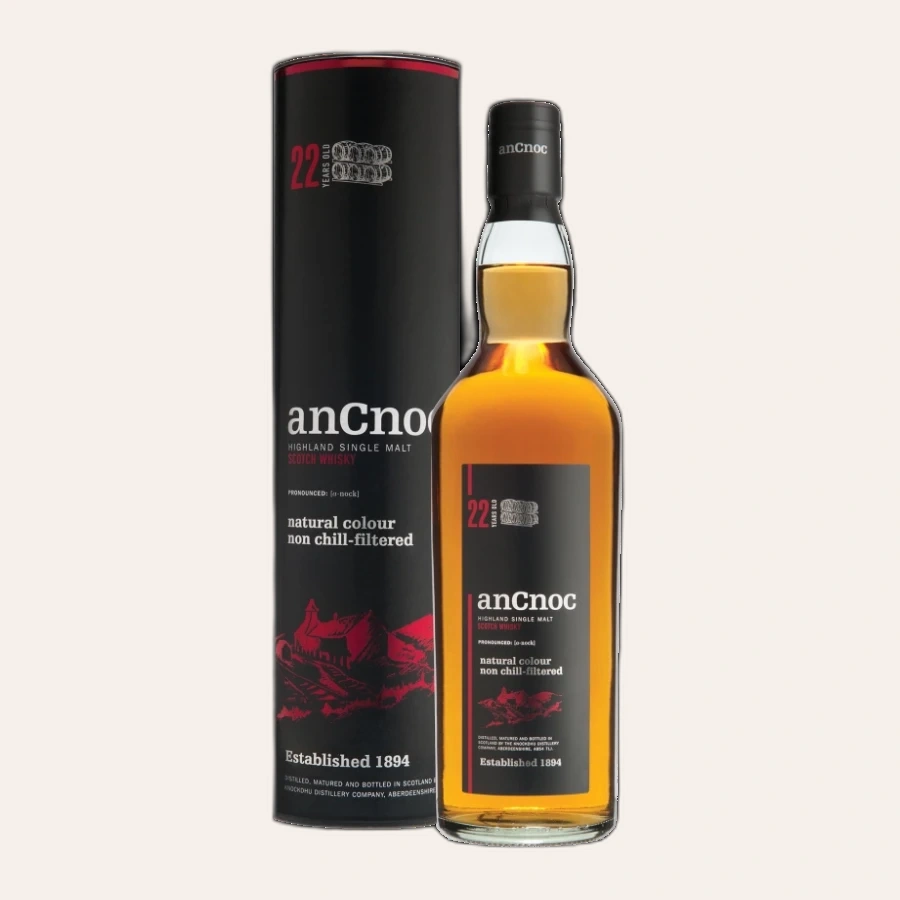 Rượu Whisky Ancnoc 22 Year Old