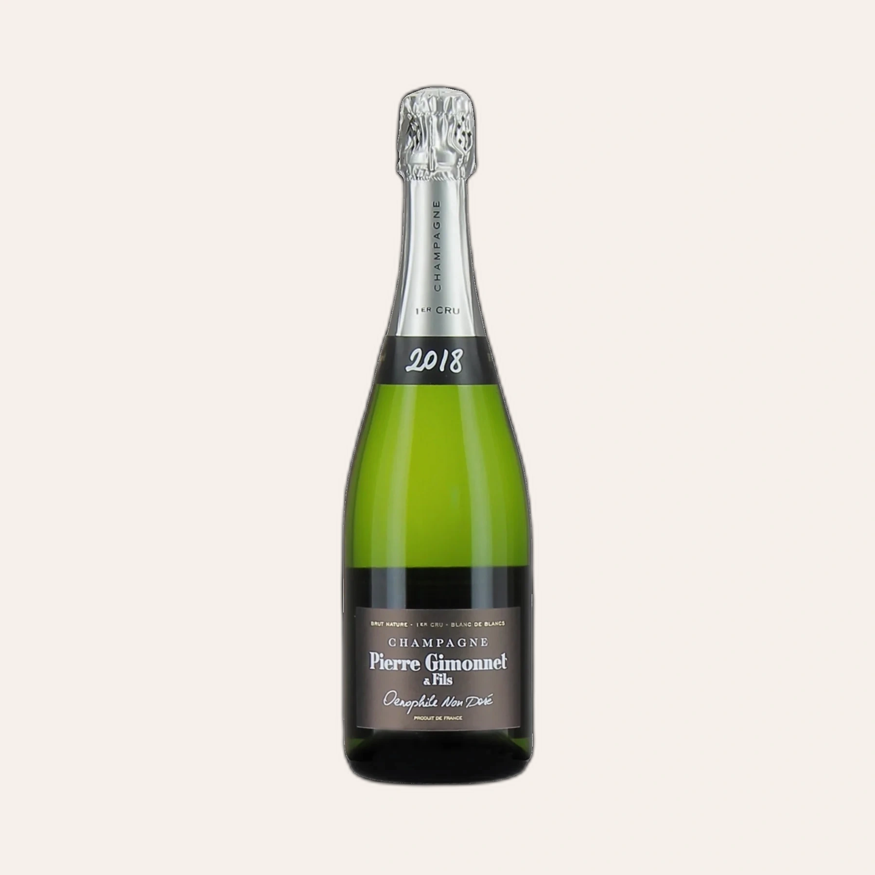 Rượu Champagne Pháp Pierre Gimonnet Brut Premier Cru Nature Oenophile 2018