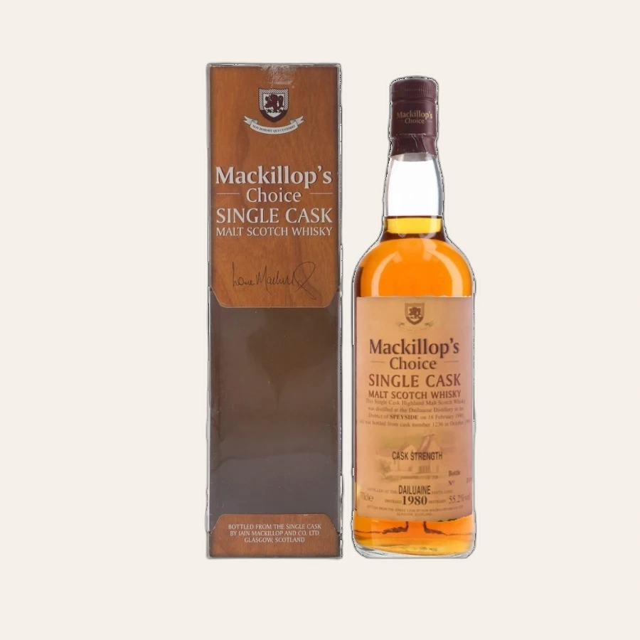 Rượu Whisky Dailuaine 19 Year Old Cask Strength Mackillop's Choice 1980