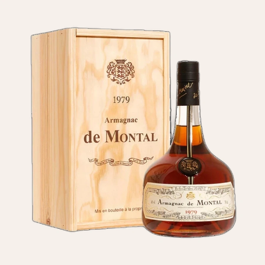 Rượu Brandy Pháp De Montal Bas Armagnac 1979