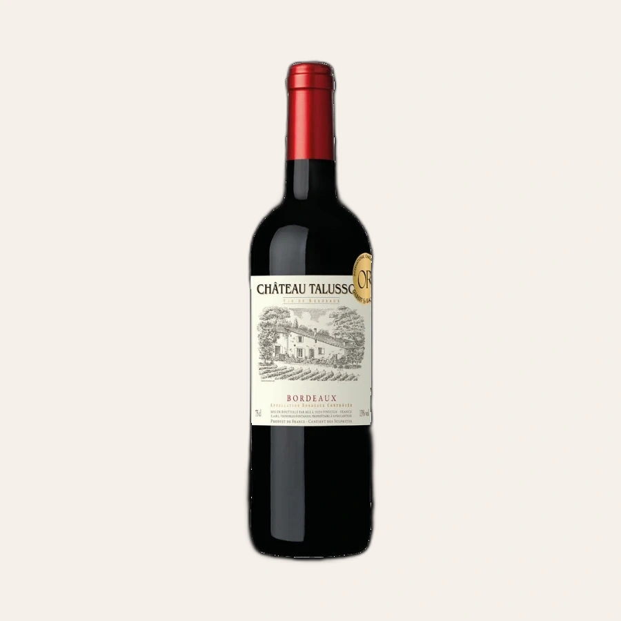 Rượu Vang Đỏ Pháp Chateau Talusson Bordeaux