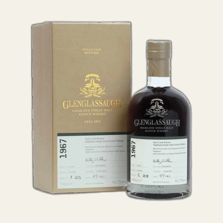 Rượu Whisky Glenglassaugh 49 Year Old Vintage 1967 Cask 11141 Batch 3