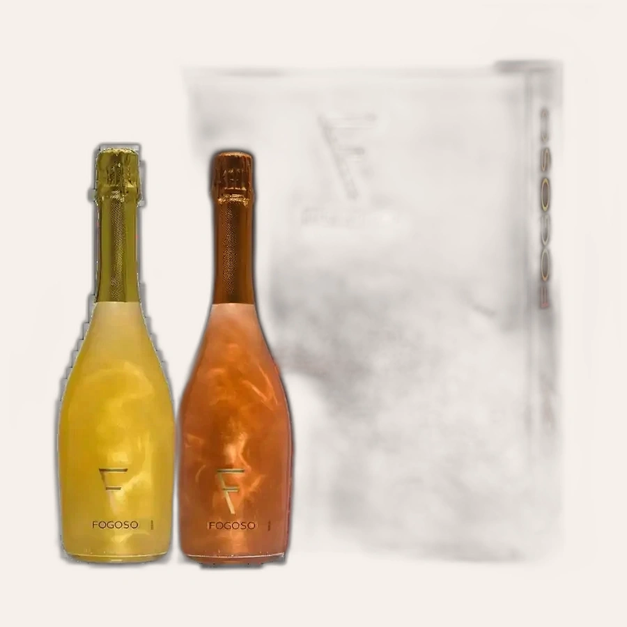 Rượu Sparkling Tây Ban Nha Fogoso Hộp Quà Tết 2026 Hộp 2 Chai