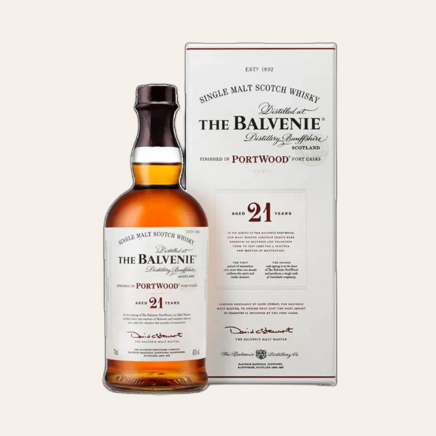 Rượu Whisky Balvenie 21 Year Old Portwood 43%