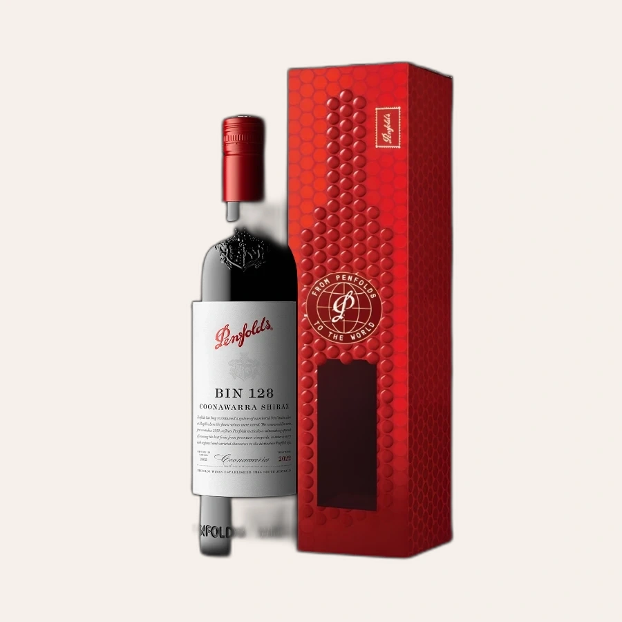 Rượu Vang Đỏ Úc Penfolds Bin 128 Hộp Quà Tết 2026