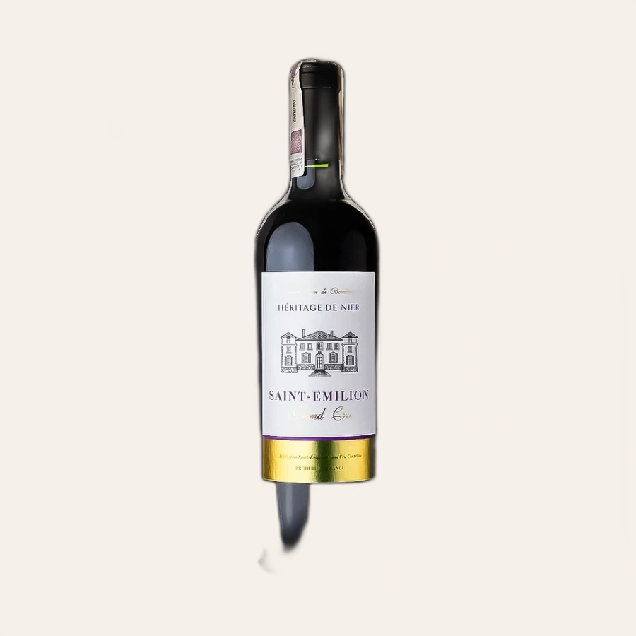 Rượu Vang Đỏ Pháp Heritage de Nier Saint Emilion Grand Cru