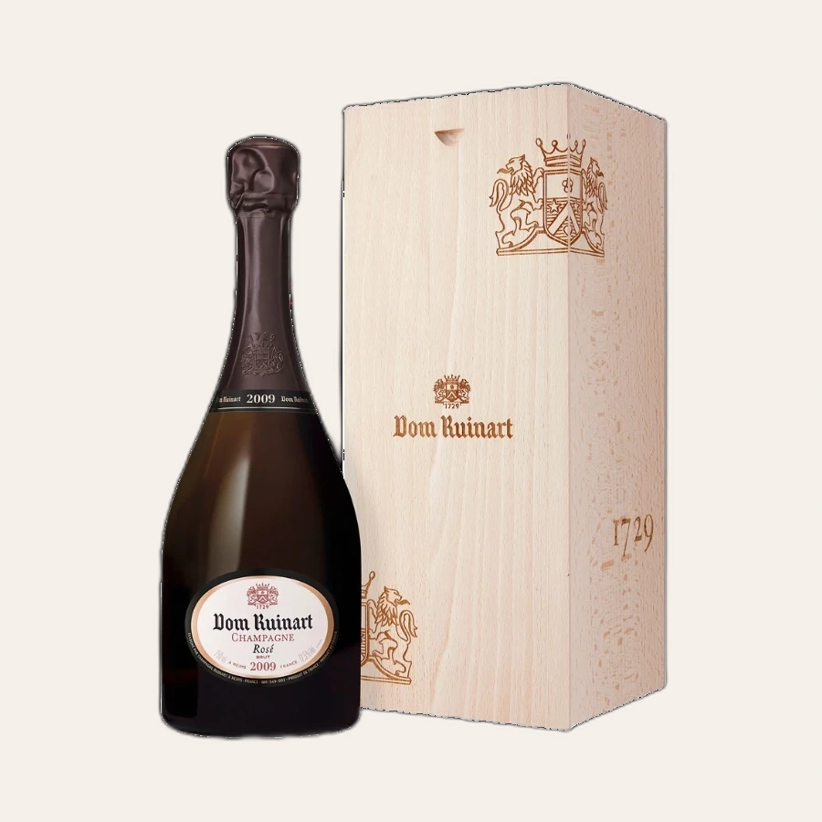 Rượu Champagne Pháp Dom Ruinart Rose 2009