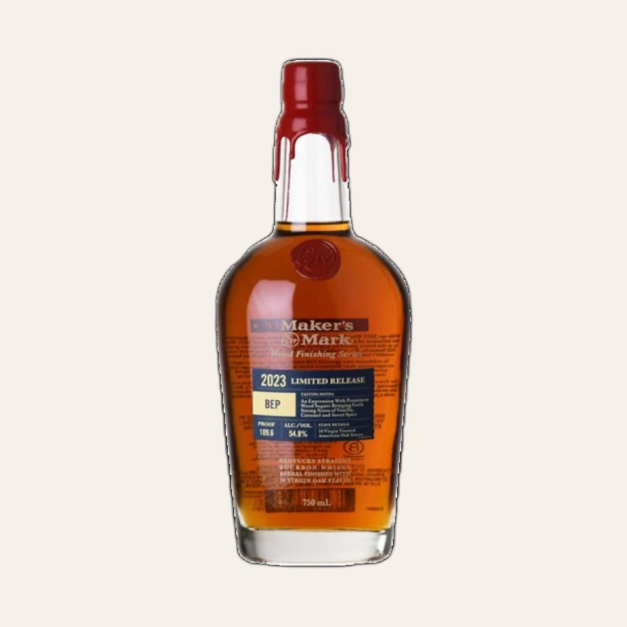 Rượu Whiskey Maker's Mark Wood Finishing Series 2023 Release BEP