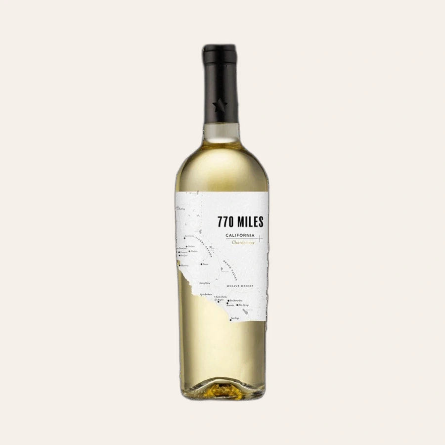 Rượu Vang Trắng Mỹ 770 Miles Chardonnay 2023