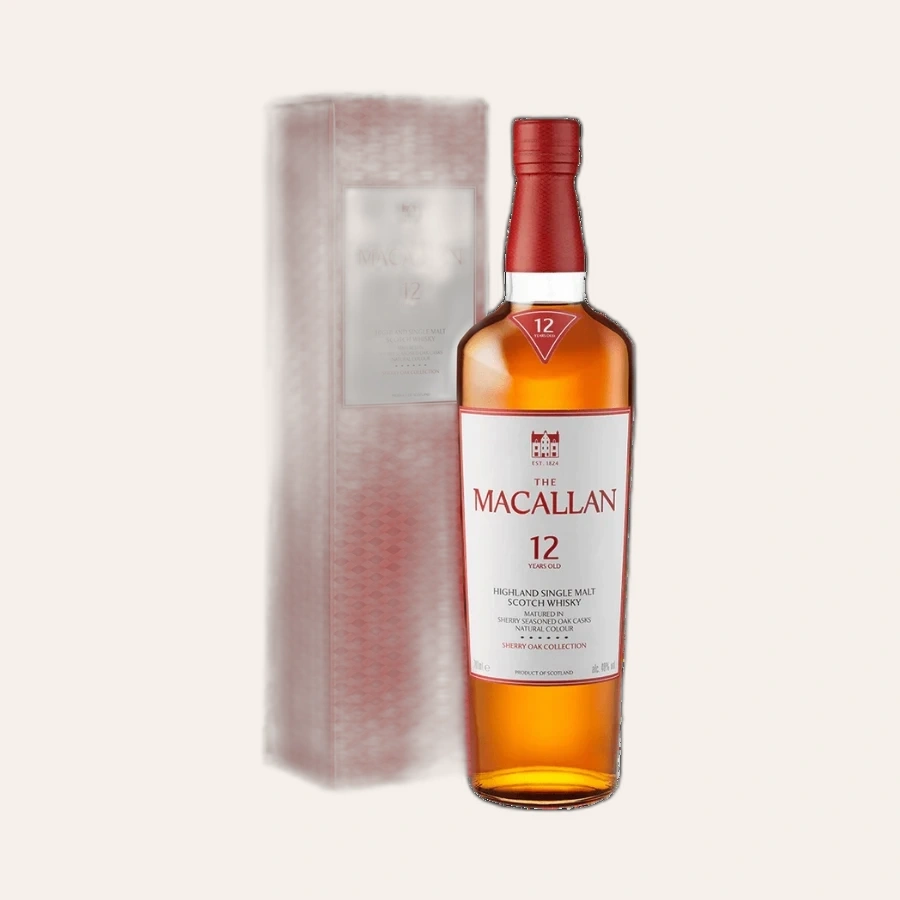 Rượu Whisky Macallan 12 Year Old Sherry Oak (New Package)
