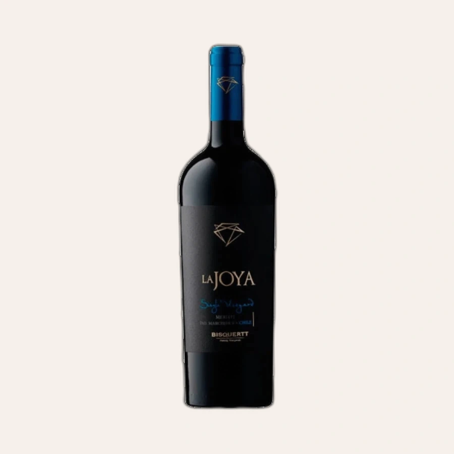 Rượu Vang Đỏ Chile Bisquertt La Joya Single Vineyard Merlot Vegan Sustainable