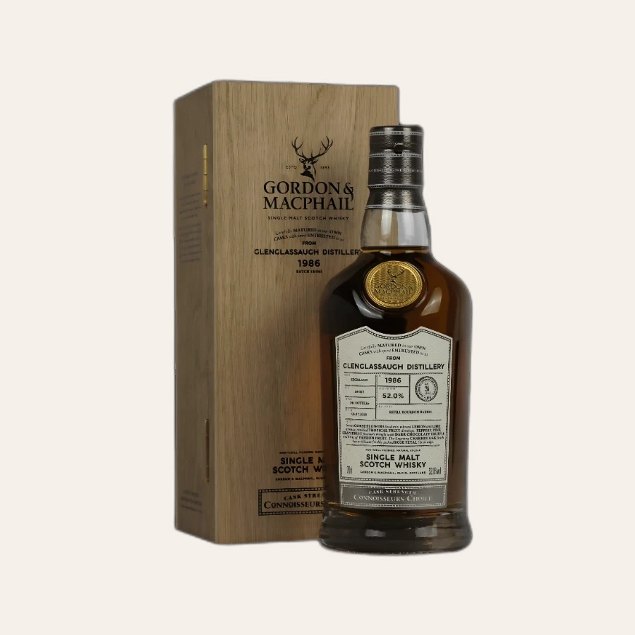 Rượu Whisky Connoisseurs Choice Glenglassaugh 31 Year Old Gordon & MacPhail 1986