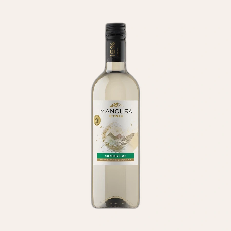Rượu Vang Trắng Chile Mancura Etnia Sauvignon Blanc