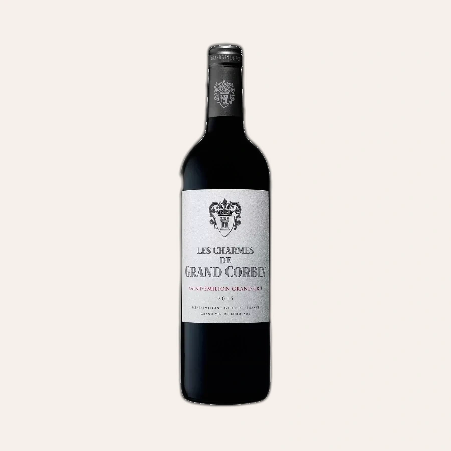 Rượu Vang Đỏ Pháp Les Charmes De Grand Corbin Saint Emilion Grand Cru 2015