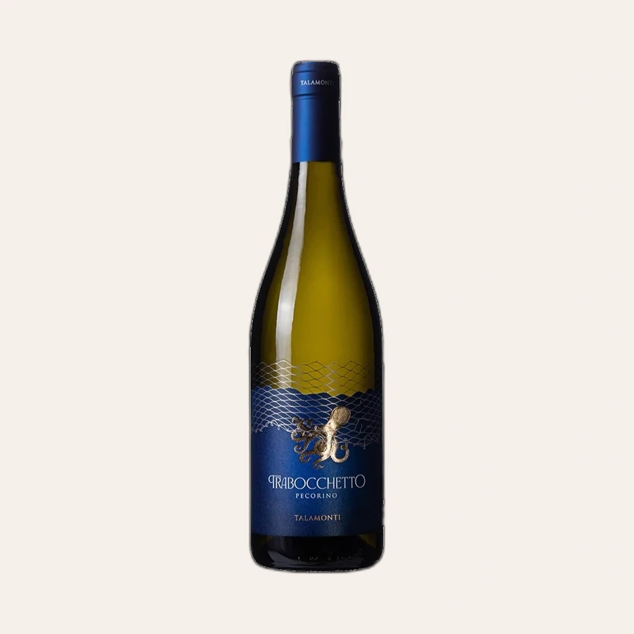 Rượu Vang Trắng Ý Talamonti Trabocchetto Pecorino Superiore Abruzzo DOC