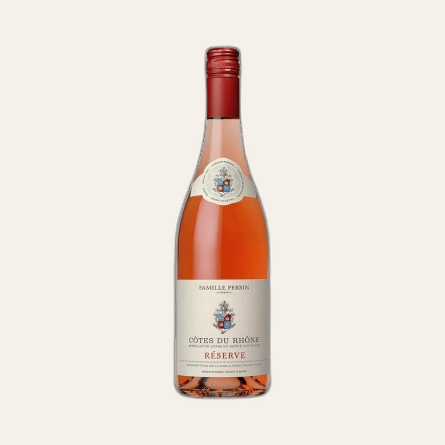 Rượu Vang Hồng Pháp Famille Perrin Cotes Du Rhone Reserve Rose