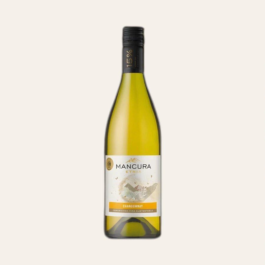 Rượu Vang Trắng Chile Mancura Etnia Chardonnay