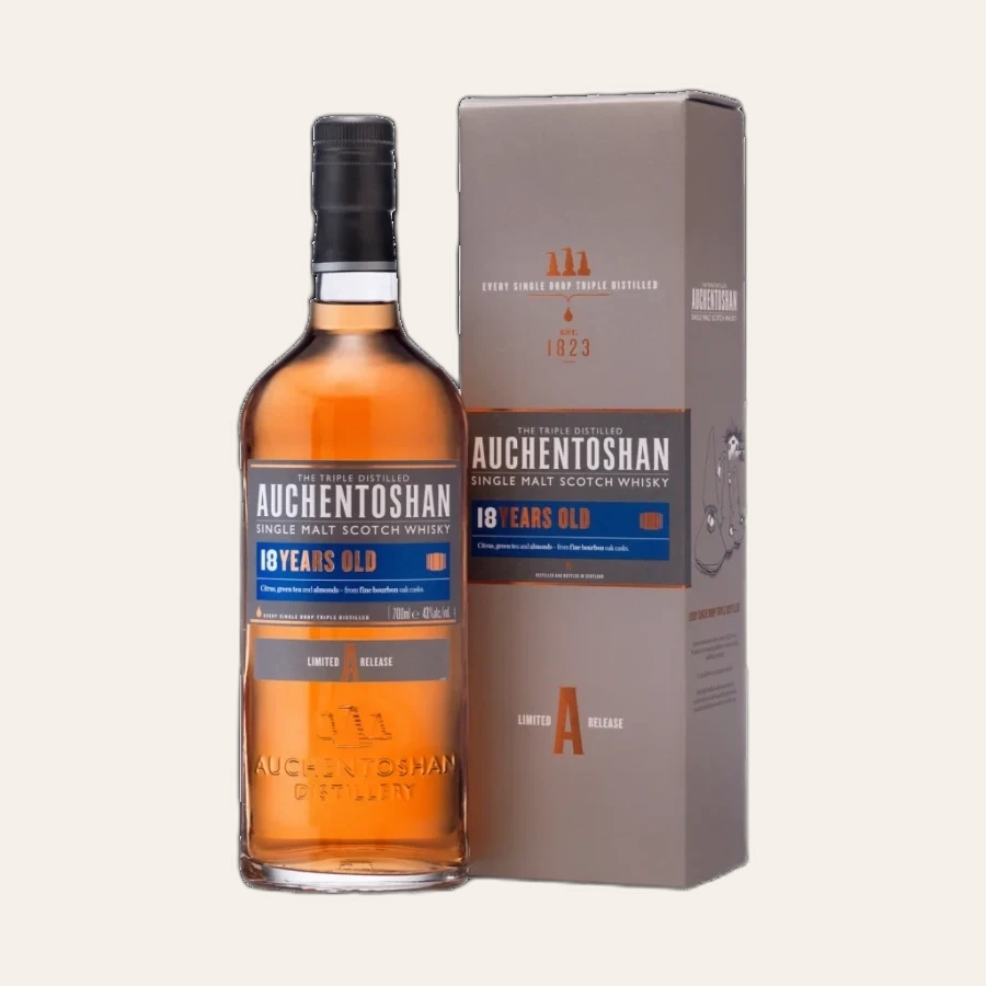 Rượu Whisky Auchentoshan 18 Year Old