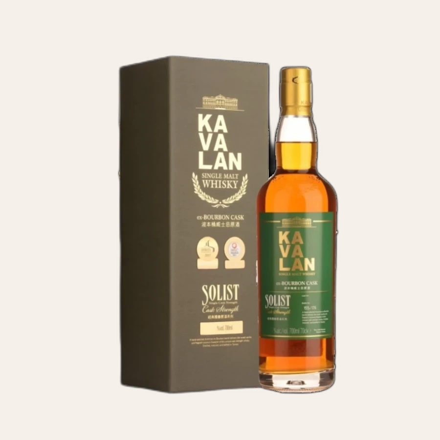 Rượu Whisky Kavalan Solist Ex-Bourbon Single Cask Strength