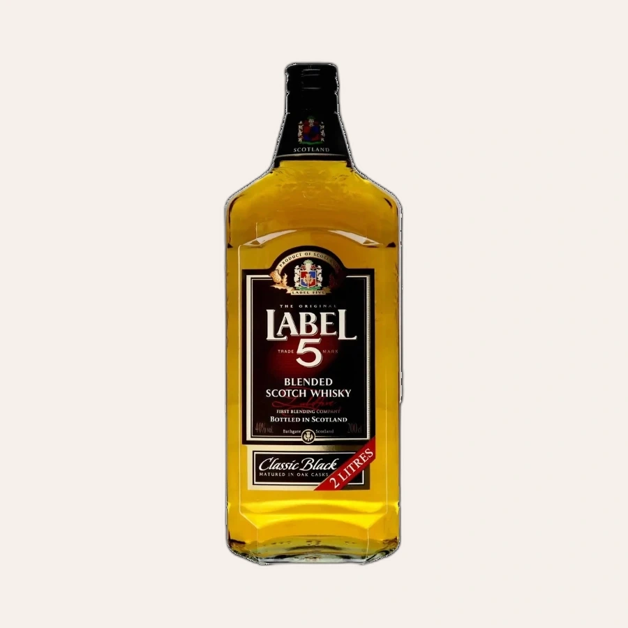 Rượu Whisky Label 5 Classic Black 2L