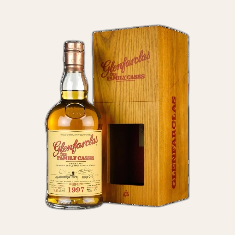 Rượu Whisky Glenfarclas 24 Year Old Family Casks 1997