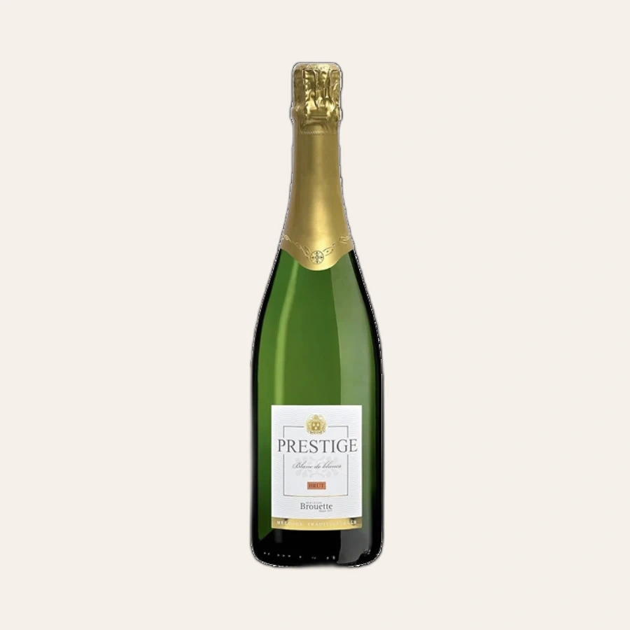 Rượu Sparkling Pháp Prestige Brut Blanc de Blanc Maison Buissonnier