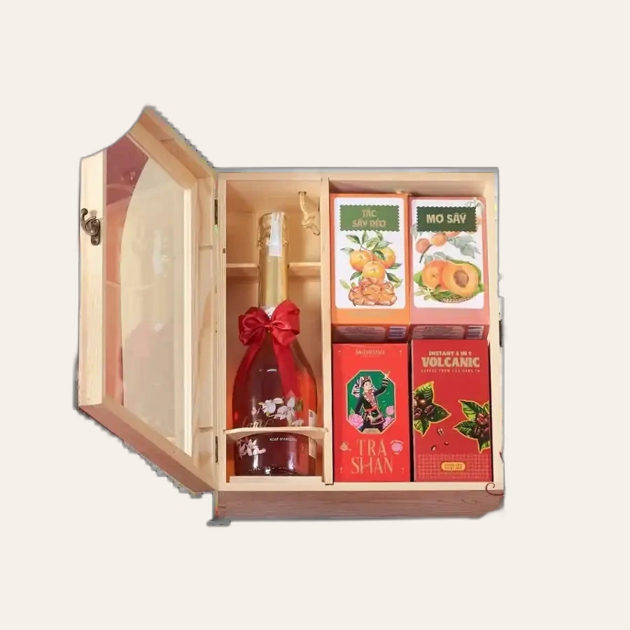 Rượu Sparkling Tây Ban Nha Lamboom Rose Hộp Quà Tết 2025