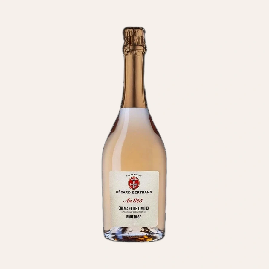 Rượu Sparkling Pháp Gerard Bertrand Heritage Cremant de Limoux Brut Rose