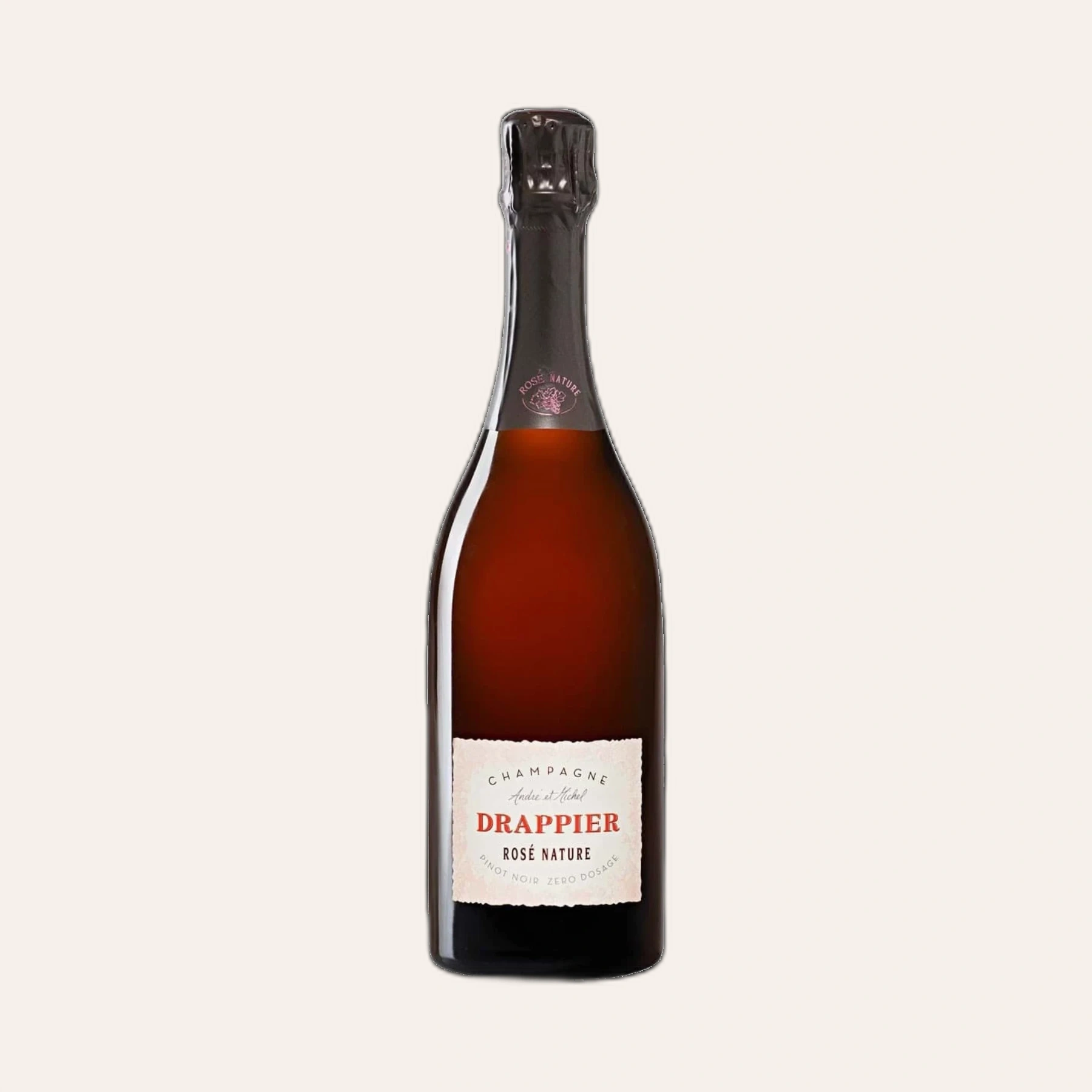 Rượu Champagne Pháp Drappier Brut Nature Rose