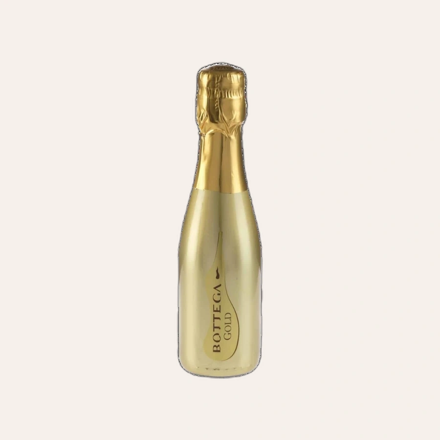 Rượu Sparkling Ý Bottega Prosecco Il Vino Dei Poeti Gold 200ml