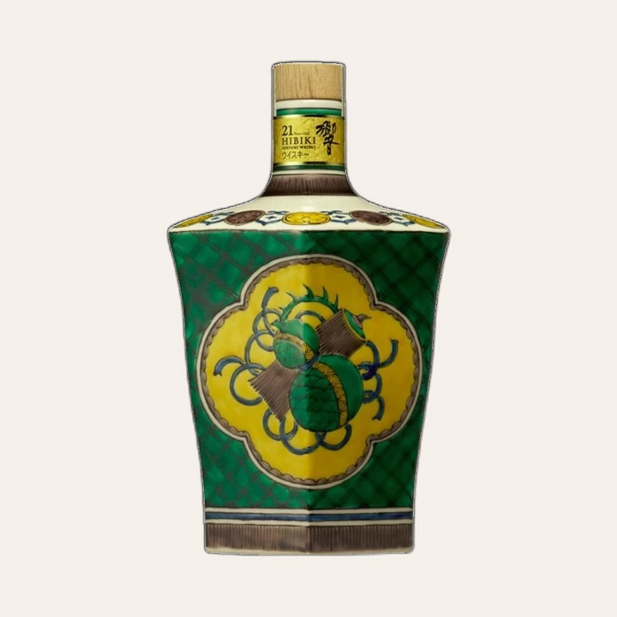 Rượu Whisky Nhật Hibiki 21 Year Old Kutani Ceramic Decanter 2013 Release